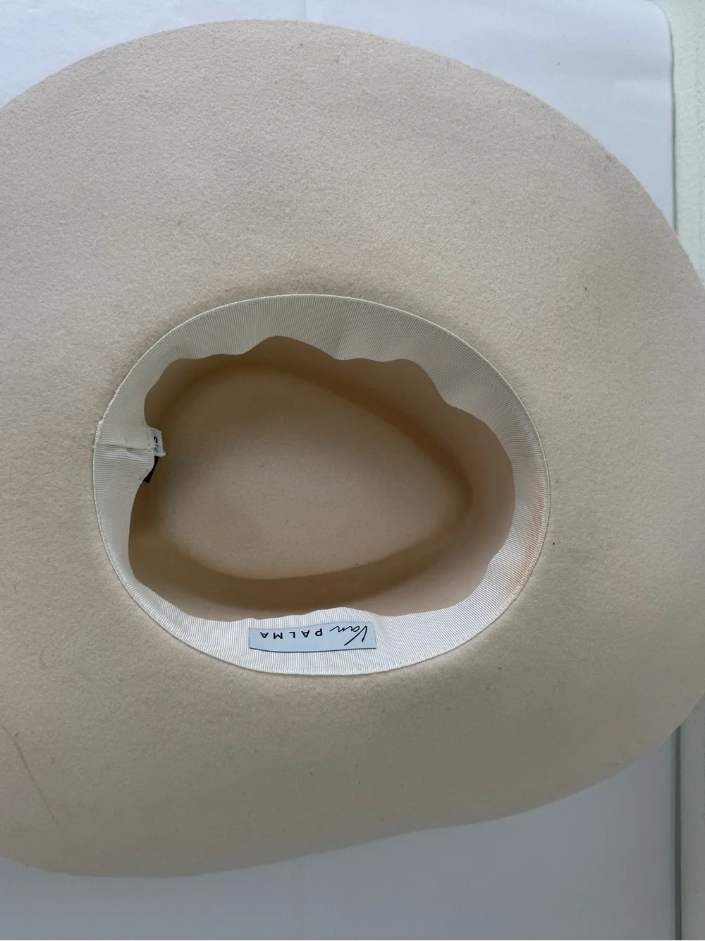 Van Palma Le Paul Wool Felt Hat Off White Size 56 Small Made France
